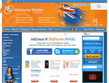 Tablet Screenshot of melbournemobiles.com.au